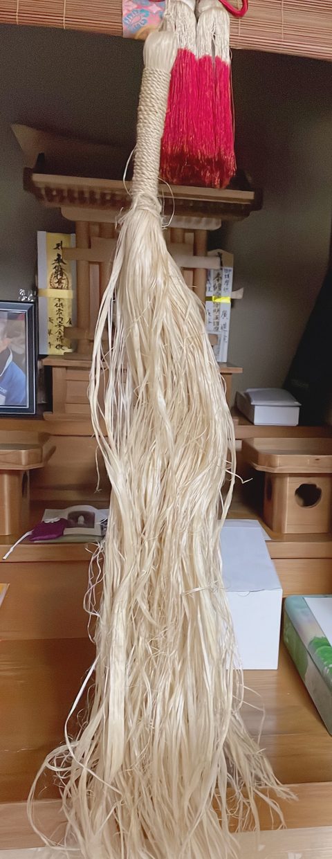 大麻飾り講座で作る大麻飾り